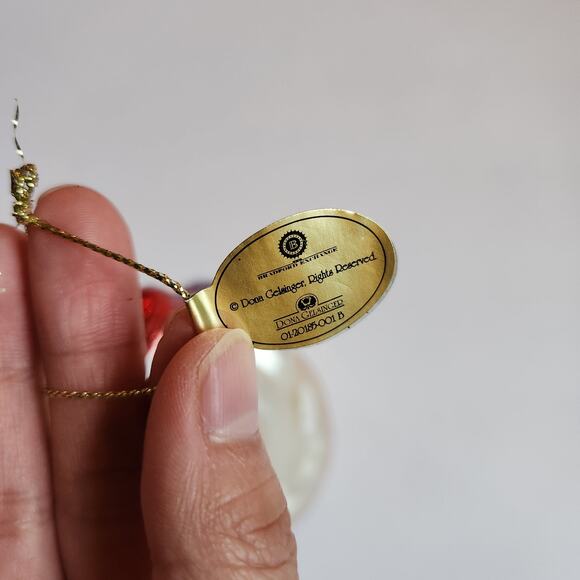 Bradford Exchange Dona Gelsinger The Warmth of Christmas Snowmen Light Ornaments - Picture 5 of 7